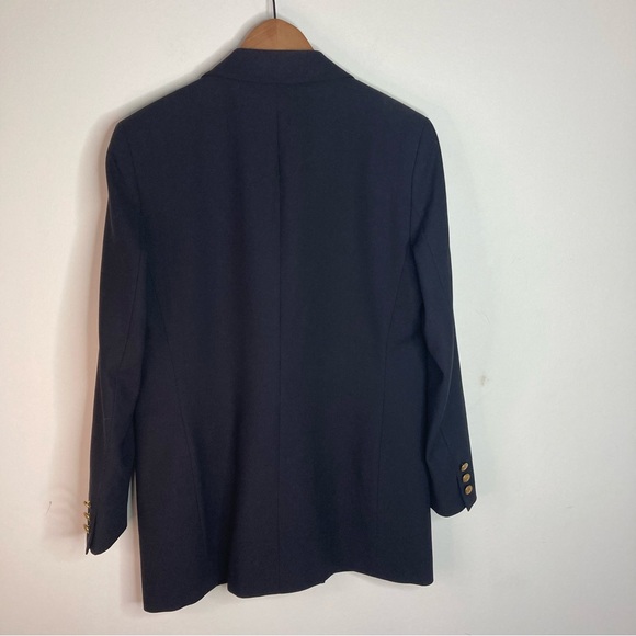 MARKS & SPENCER Vintage Navy with Gold Buttons Double-Breasted Jacket - Picture 2 of 16